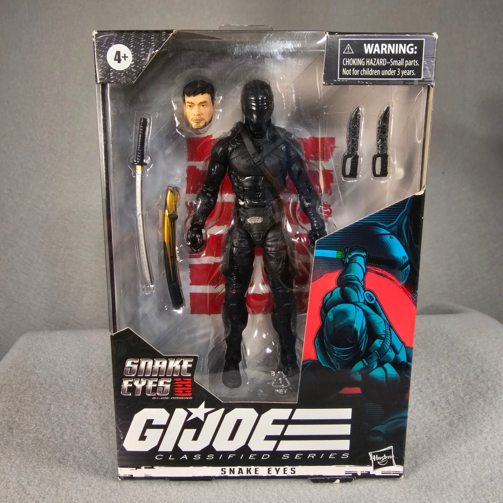 GI Joe Classified Series Snake Eyes Origins Ninja 6" Action Figure Hasbro New